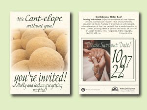 #W3005-1 Imprinted Cantaloupe 'Hale's Best' Standard Sized Packet