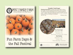 #W3024-1 Imprinted Pumpkin 'Small Sugar' Standard Size Seed Packet