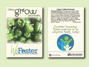 #W3068-1 Imprinted Pepper 'California Wonder' Standard Size Seed Packet