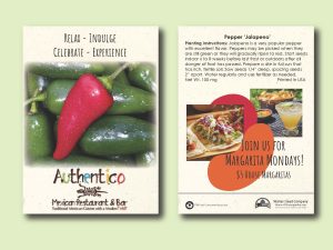 #W3081-1 Imprinted Pepper 'Jalapeno' Standard Size Seed Packets