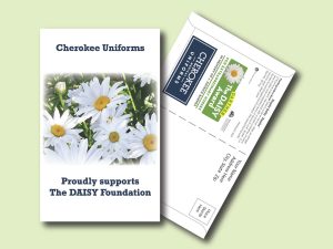 #3P02-1 Imprinted Shasta Daisy Postcard Size Seed Packet